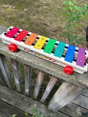 Fisher Price Vintage Pull Toy - Musical Xylophone